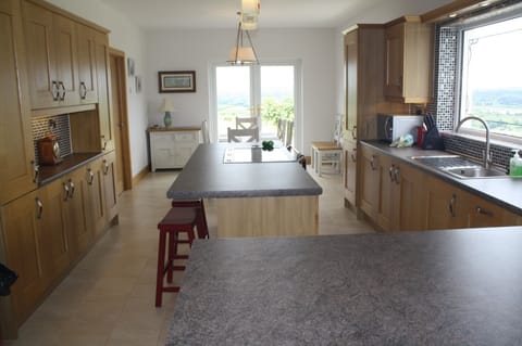 Fully equipped kitchen with seating for 12. Everything you need for food prep