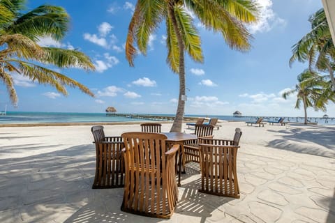 Paradise awaits you.  Teak furniture on the property for your comfort.