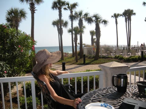 Actual view from Patio...