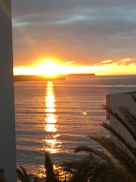 View of the Sun rise from the apartment 
