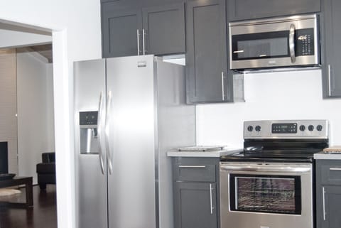 All stainless steel smudge-proof Frigidaire Gallery appliances