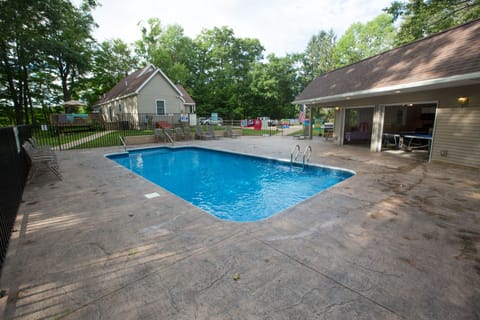 In-ground heated pool.