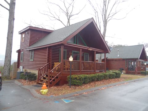 front of cabin