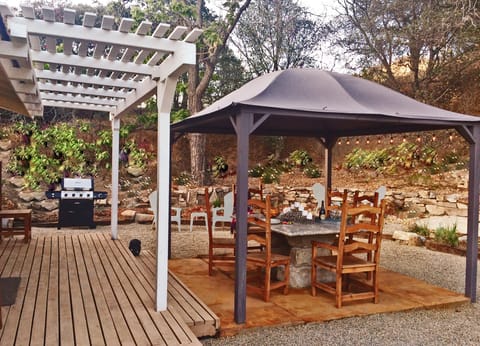 Relax in your secluded backyard