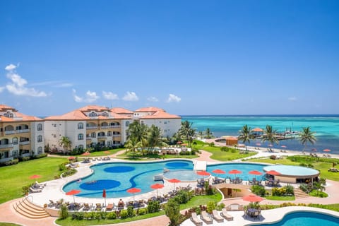 The beautiful Grand Caribe Resort with 6 pools, 2 hot tubs & 5 star service.