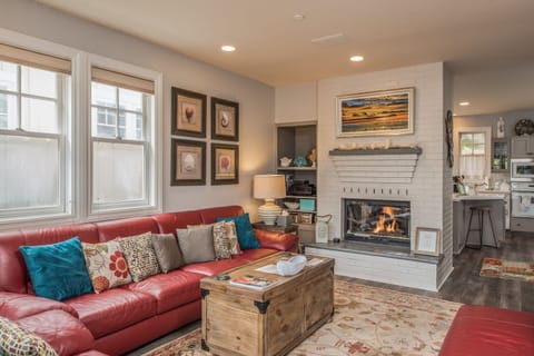 Living Room has a Gas Fireplace