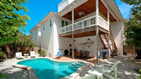 Second story home with private pool
