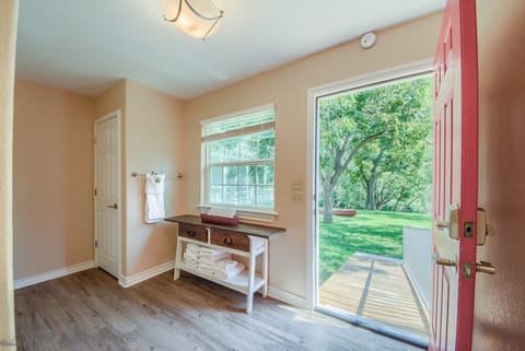 Very spacious outside cabana!