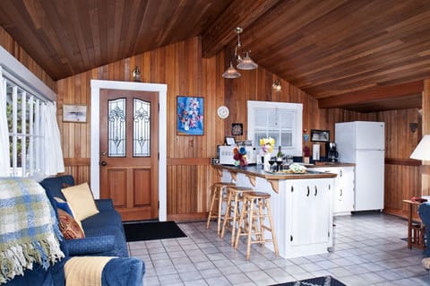 kitchen bar - Kitchen has a nice open work area for preparing meals or watching the prep show.