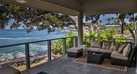 Lanai view looking out at Bay