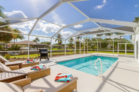 Large Pool Deck to Relax by the Water