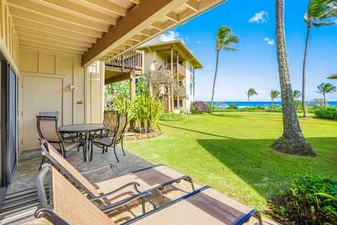 Private Outdoor Patio with Ocean Views