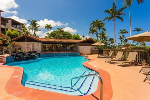 Adult Swimming Pool steps from unit