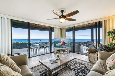 Welcome to #5-104! The very best ground floor corner unit in the complex! Spectacular 270 degree ocean views!!