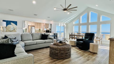 Living Room - Airy Living Room With the Remarkable View of the Gulf
