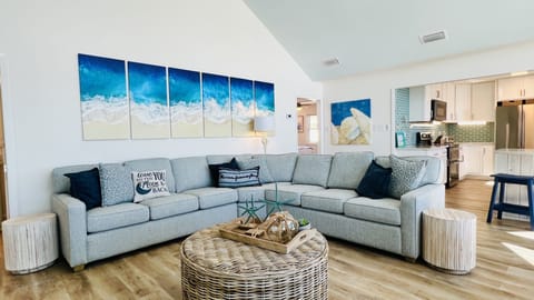 Living Room - Airy Living Room With the Remarkable View of the Gulf