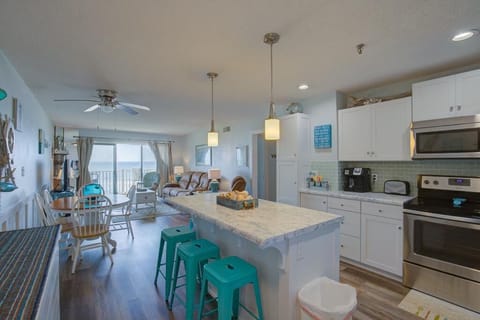 Dine at the island and or table