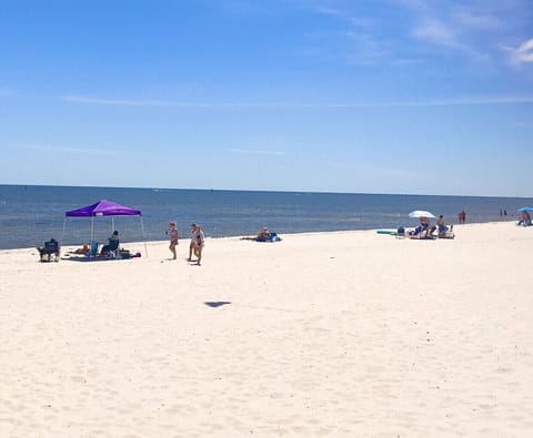 Wide sandy beaches by this home , great for social distancing & private groups. 