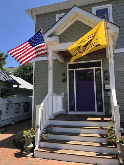 The apartment is in this beautiful Eastport craftsmen home.