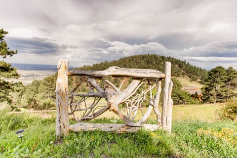 Driveway entrance to the left