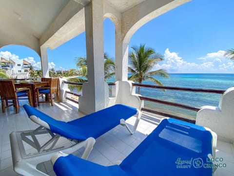 Private Balcony with Sun Loungers