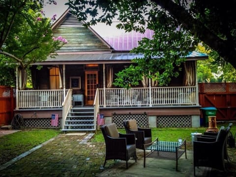 Rear view of the house from the courtyard