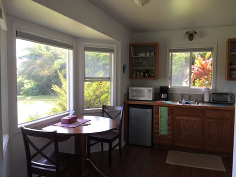 Dining area and kitchenette