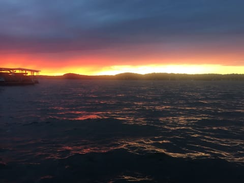 Pretty sunset from the dock - no filter needed.