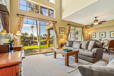 Living Room looks out to view