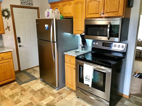 Newly remodeled kitchen