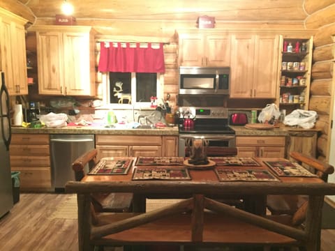 Kitchen with everything you need for home cooking