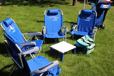 Beach Chairs, Beach Umbrellas, Beach Table, cooler and Beach Towels included!