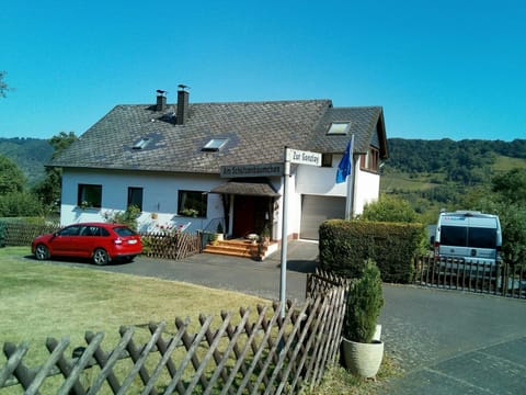 The front of our house - the holiday flat is at the rear of the building