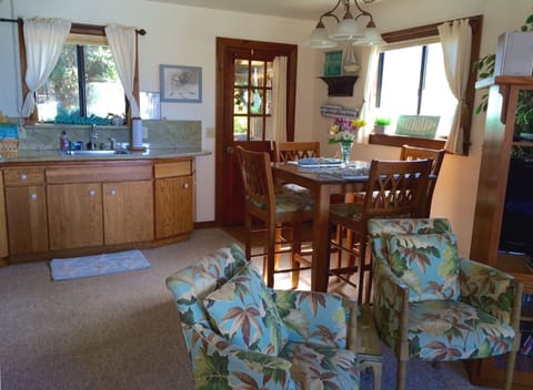 Kitchen and dining area