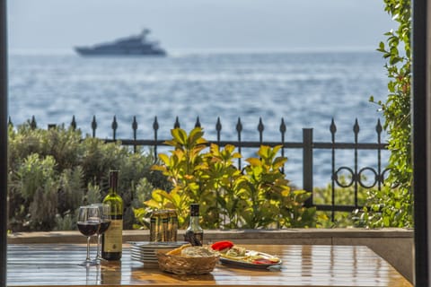 Tivat Bay from the terrace at Villa Ruza