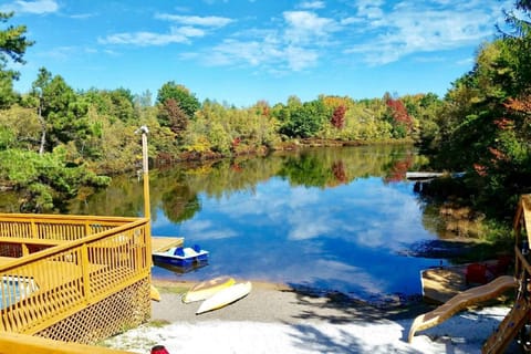 Beautiful fall colors. The trees make it feel like your own private paradise. 