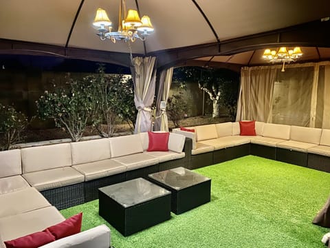 Seating for 16 in Gazebo