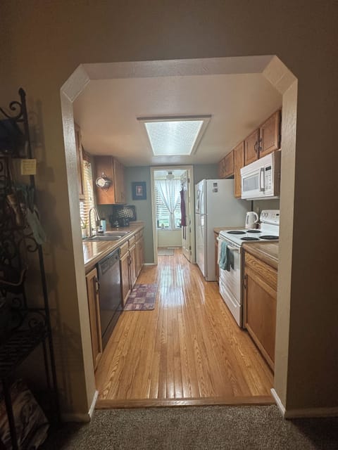 Kitchen view from dining area
