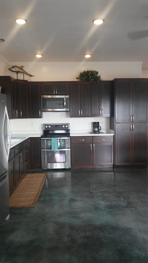 view from Dining table to Kitchen.