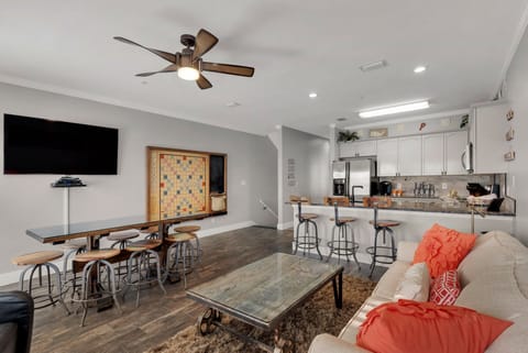 Living Room with LARGE Scrabble board!