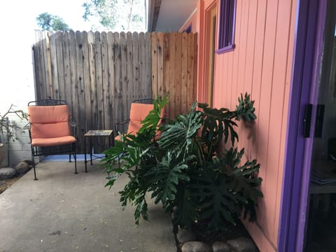 Private, quiet patio