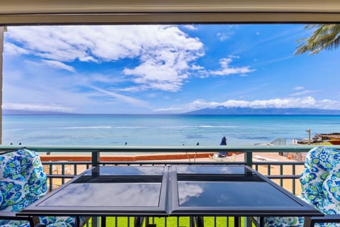 Lanai View - Table with seating for four.