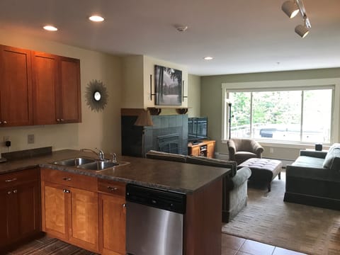 Open Concept Kitchen and Living room