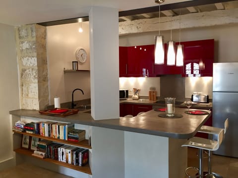 Kitchen and dining area