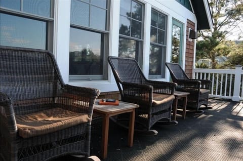 Upstairs outside deck off living room