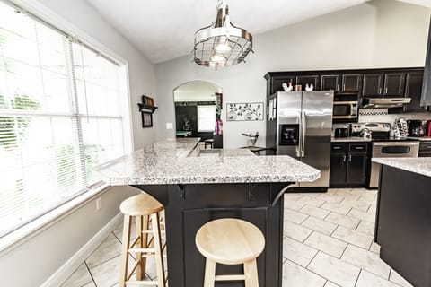 Large kitchen, outfitted with everything you need to prepare a large family meal