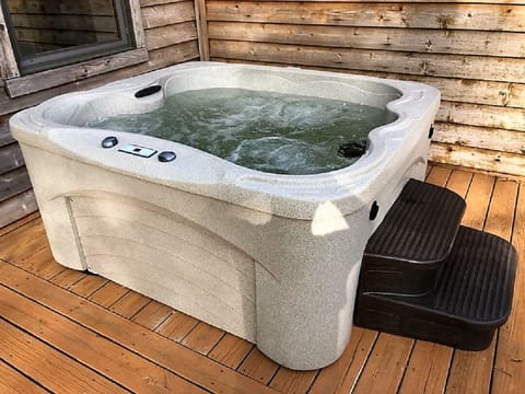Hot Springs 4 Person Hot Tub for our Guests