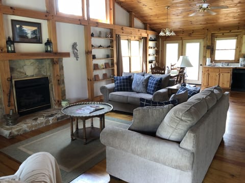 Open floor plan allows everyone to enjoy.