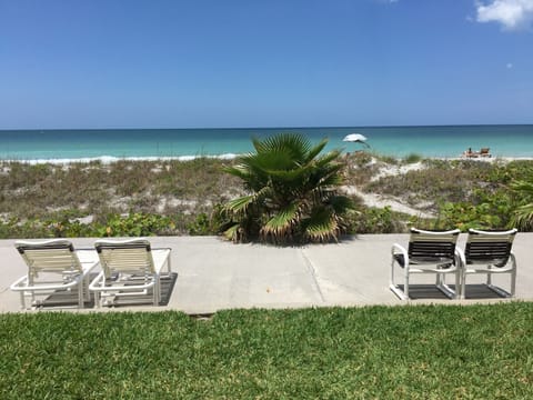 Step out the door to this amazing water view and few steps to the  beach.