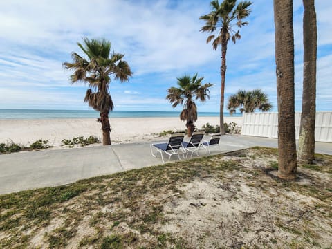 Step out and relax on the lounge chairs. Taking in the gorgeous sunset and views